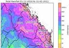 December-January Rainfall - 2011 Theodore